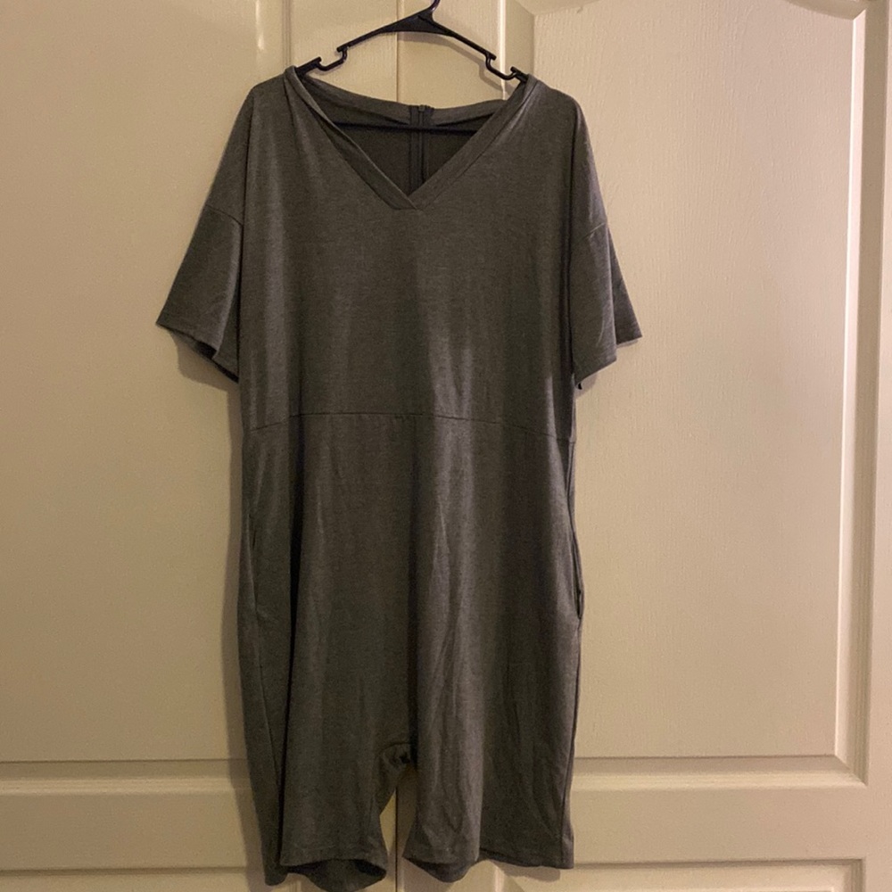 Gray jumpsuit